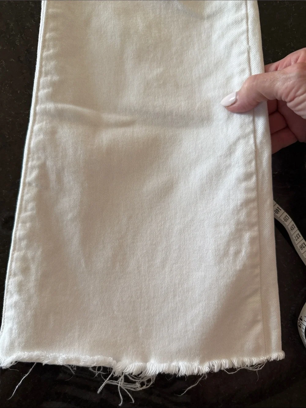 Paige High Rise Laurel Canyon Bootcut Crisp White Jeans Waist 28 - Picture 13 of 14